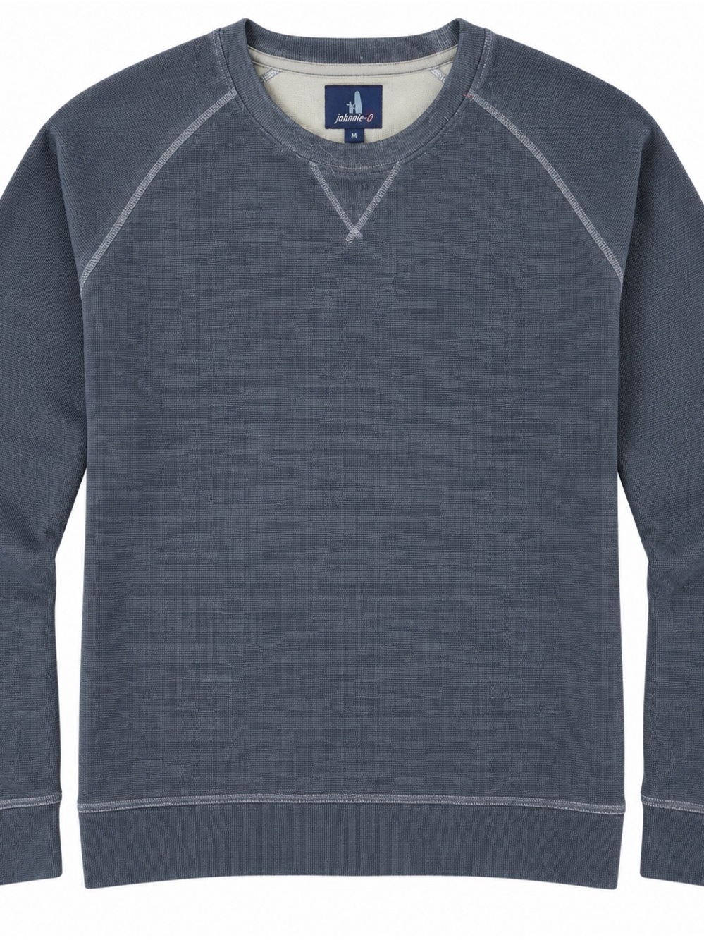 johnnie-O Men's Slate Crewneck Pullover - Dusty Blue